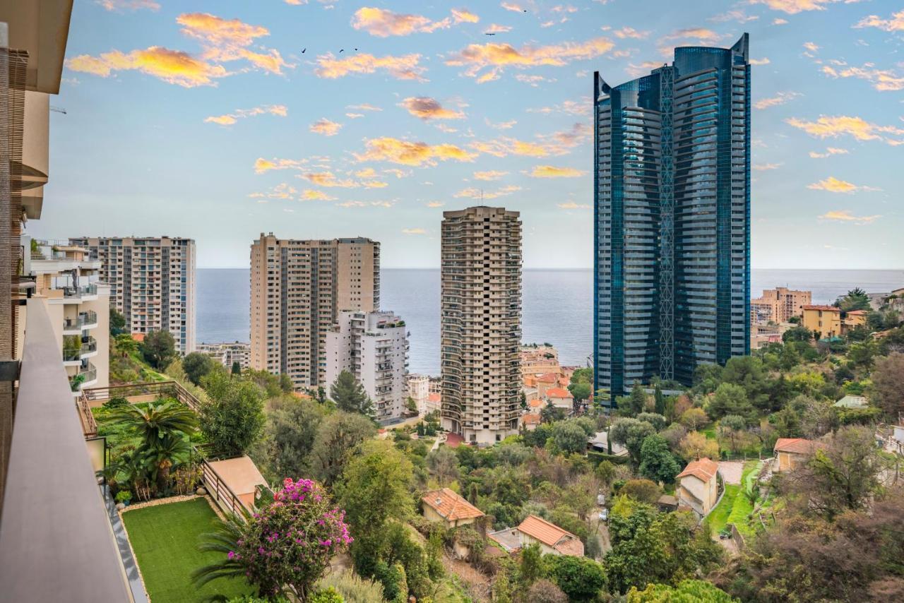 5Mn Monaco - Vue Mer - Parking - Piscine - Bb Beausoleil Esterno foto