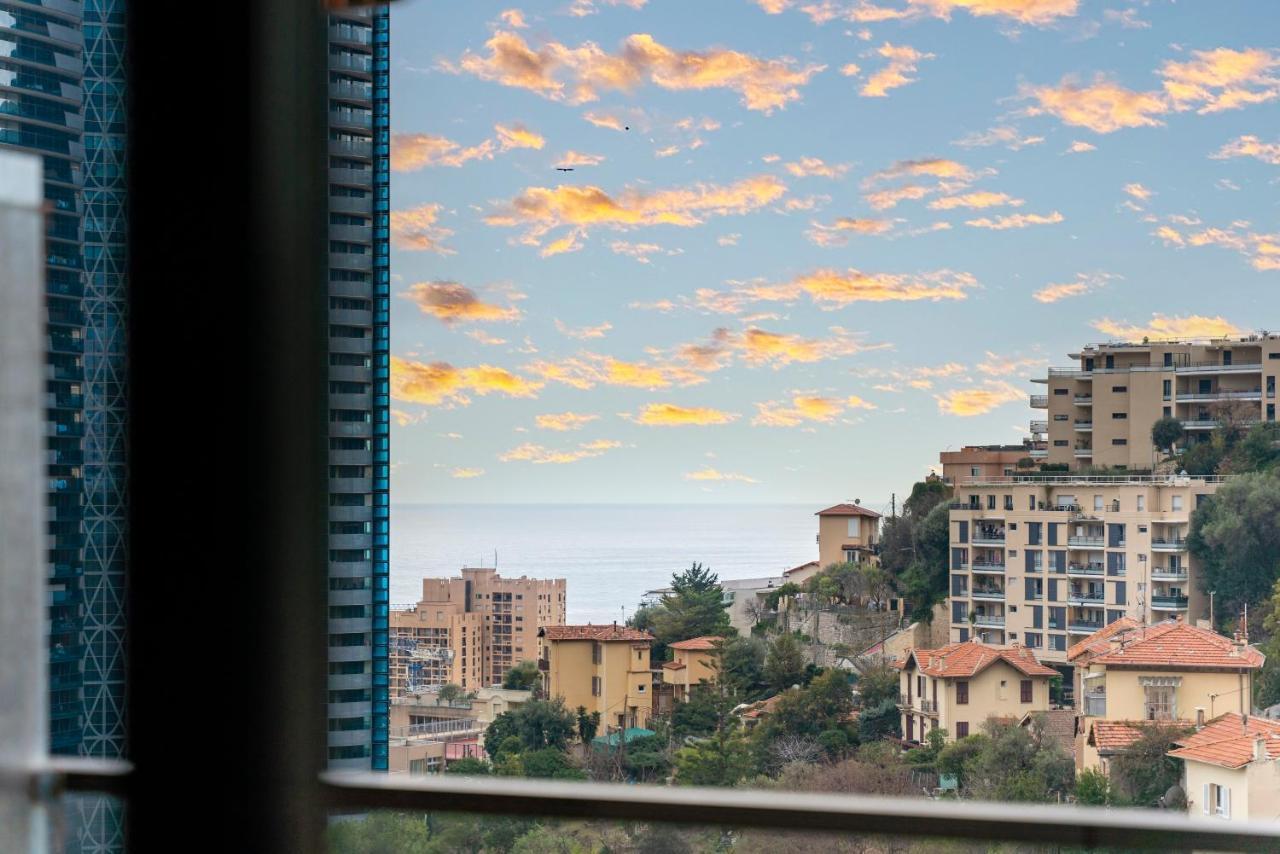 5Mn Monaco - Vue Mer - Parking - Piscine - Bb Beausoleil Esterno foto