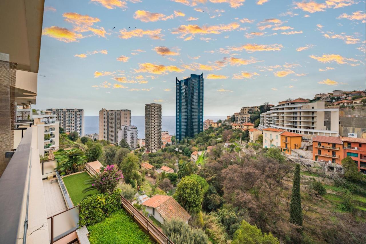 5Mn Monaco - Vue Mer - Parking - Piscine - Bb Beausoleil Esterno foto