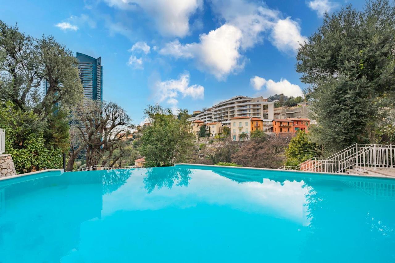 5Mn Monaco - Vue Mer - Parking - Piscine - Bb Beausoleil Esterno foto